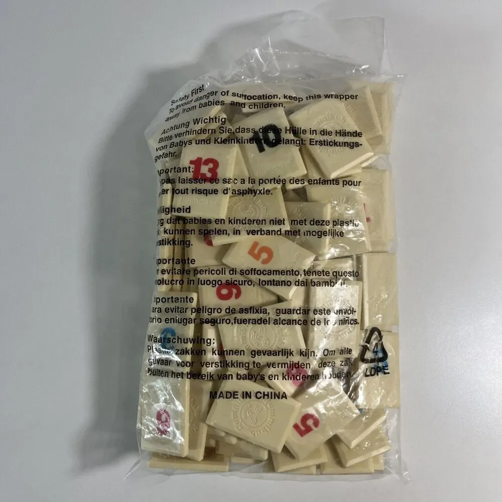 Rummikub Complete 106 Tile Set Easy Grip Tiles Brand New Replacement Parts 1997